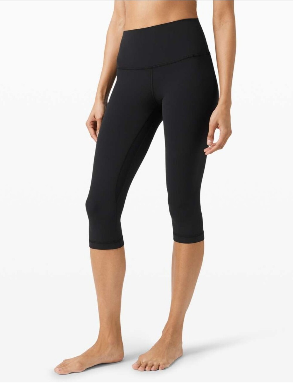 Lululemon Align™ High Rise Crop 17" Black - 16 ( Like New)